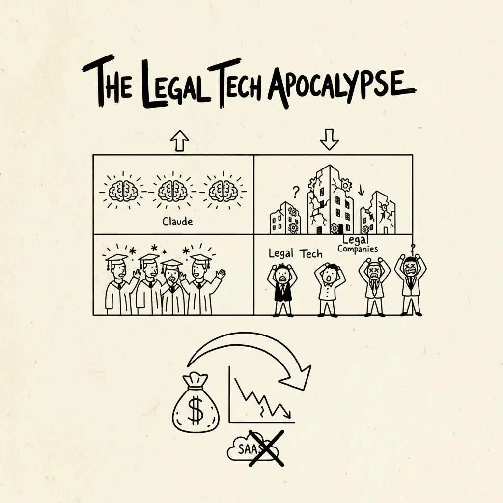 AI Is Collapsing Vertical SaaS—Legal Tech First